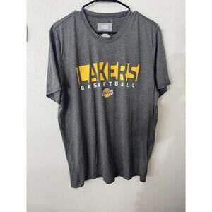 Lakers Basketball Xl T-Shirt Mens Size Xl Grey New With Tags
